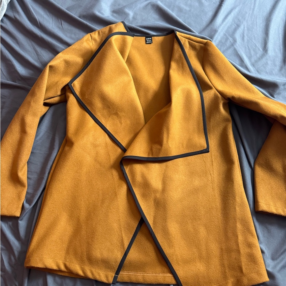 SHEIN Women's brown open front blazer